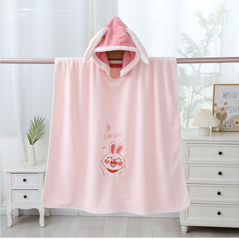 Παιδικό μανδύα μπουρνούζι με καπέλο που φοριέται 2022 παχύρρευστο γρήγορο στέγνωμα, απορροφητικό νερό και μαλλί ανθεκτικό μπουρνούζι_voghion.com