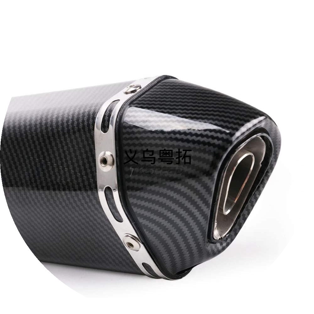 Suitable for Kawasaki modified car exhaust pipes, stainless steel small hexagonal exhaust pipes, motorcycle cross-border car tail pipes