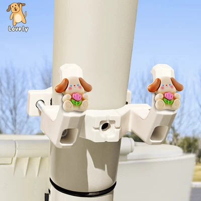 for Electric Bikes, Helmet, Other Electric Vehicle Accessories - column-style-double-hook-flower-puppy
