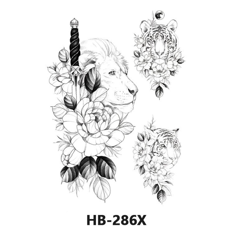 Nuevo color impermeable tatuaje calcomanía brazo medio brazo completo tatuaje pegatina fábrica directa al por mayor entrega tatuaje