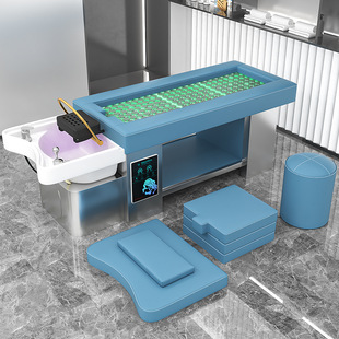 Manufacturer Wholesale High-End All-Steel Smokeless Moxibustion Bed Beauty Salon Special Fumigation Water Circulation Physiotherapy Shampoo Bed