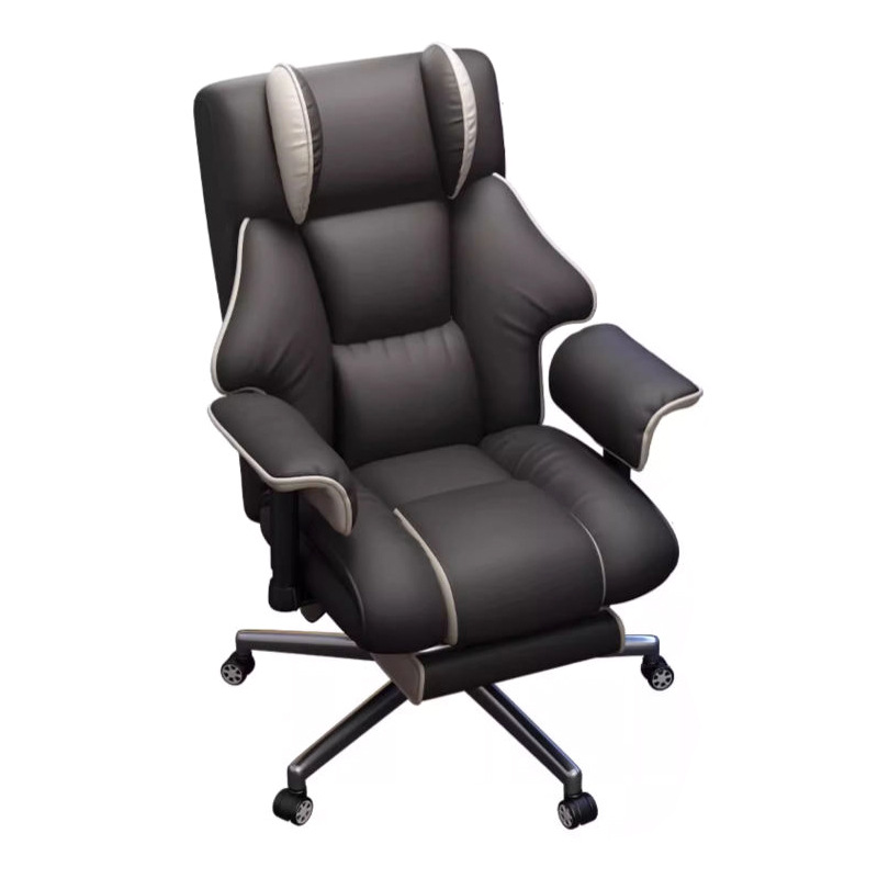 Silla de computadora doméstica silla de oficina cómoda silla de gran ángulo reclinada silla de juego de alto valor facial
