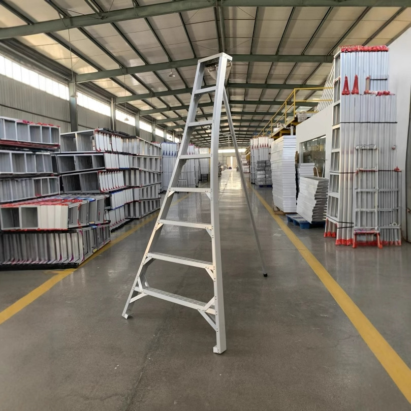 铝合金梯子三脚梯果园采摘梯登高梯园林专用梯单侧梯三条腿折叠梯