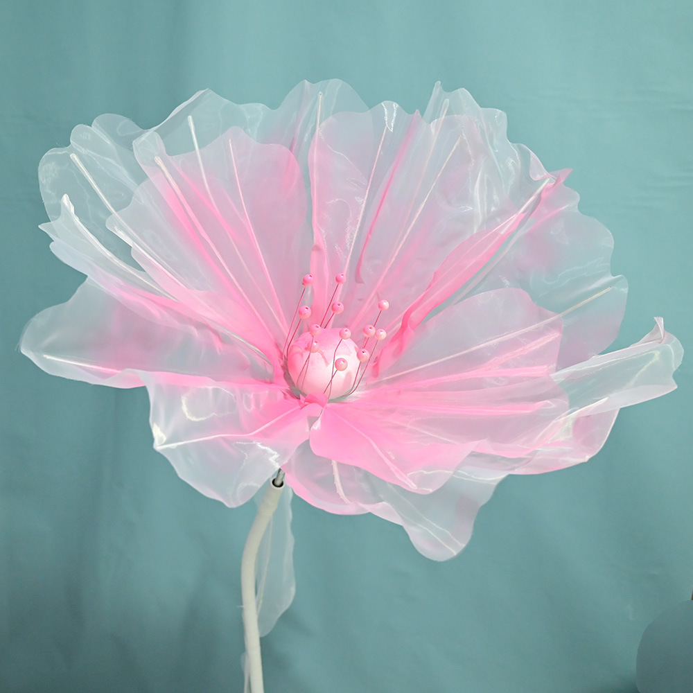 Boda hecha a mano props de fotografía flor de pantalla de seda boda decoración de fotografía escenas de diseño flor de la boda de la carretera flor de imitación de hilo