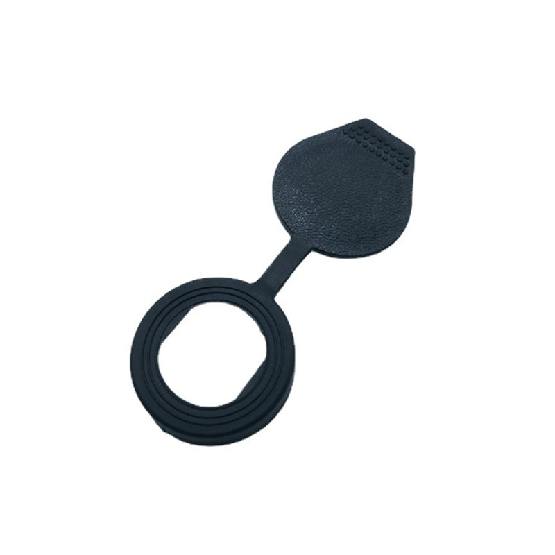 WP001黑色尼龙防水盖 带拉攀塑黑防水盖 工具箱锁 圆柱锁