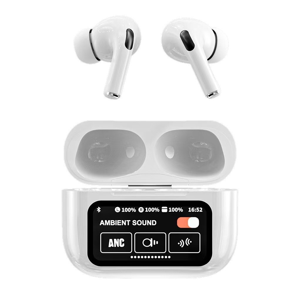 Transfronterizo A9pro pantalla de alta definición tipo táctil con ruido reducido APP auriculares Bluetooth inalámbricos larga línea de suministro de fábrica