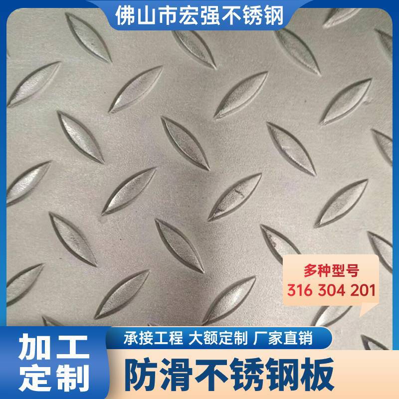 Factory Direct Sales of Stainless Steel Anti-Slip Patterned Plates, Japanese Imported Willow Leaf Pattern Plates, Belgian Lentil Pattern Plates