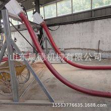 牛筋管弹簧车载抽粮机 小型家用绞龙螺旋吸粮机器