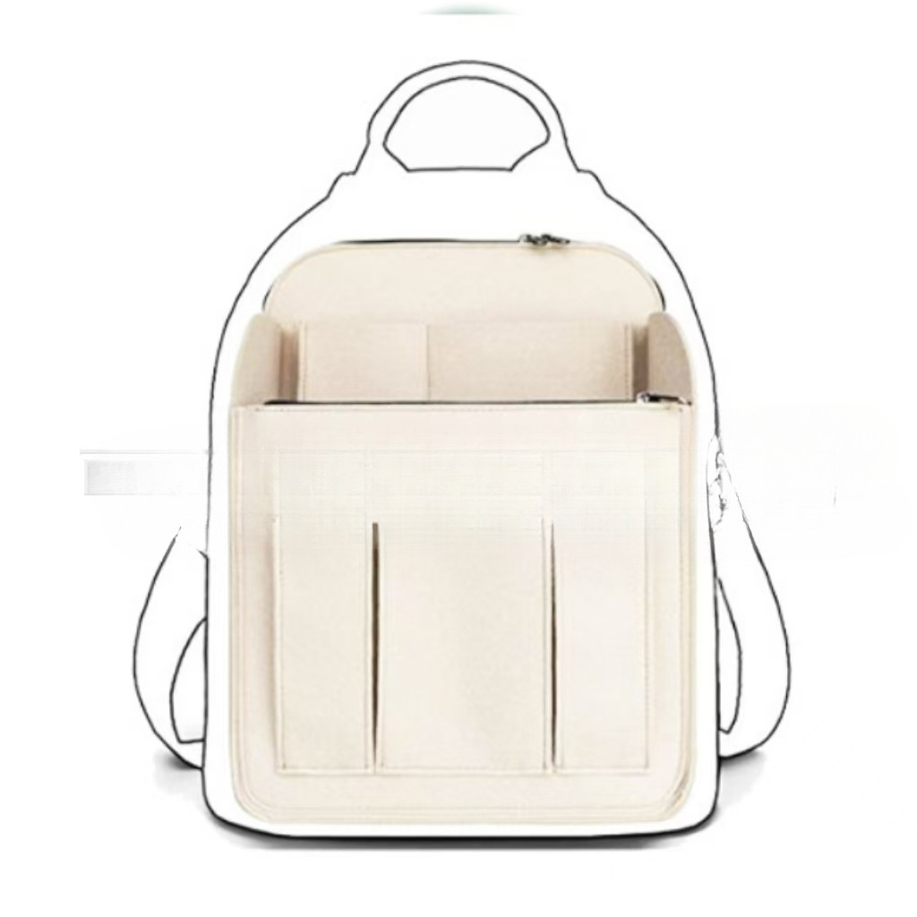 背包内胆包毛毡包中包收纳包现款竖款内衬包双肩包内胆收X20