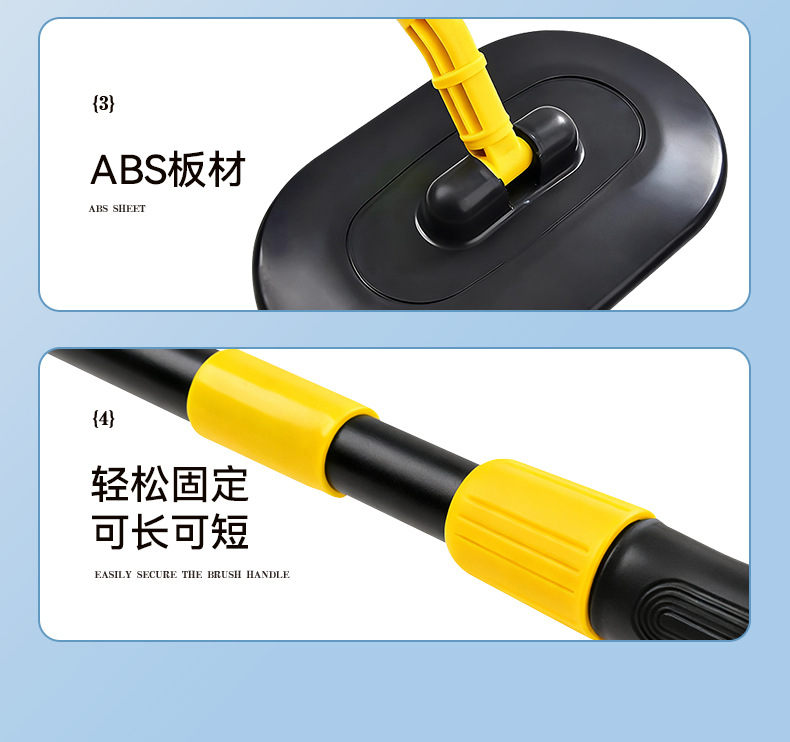 Car Wash Mop Does Not Damage Car Paint, Special Soft-Bristled Car Wash Brush, Car Retractable Car Wiping Tool, Complete Set of Tools
