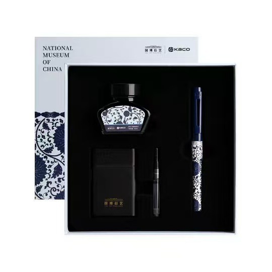 Envío gratis Kaco Chuxin Lingyue Jingdian Presione el bolígrafo de góner Examen de estudiante Cepillo Pen Set Colección al por mayor