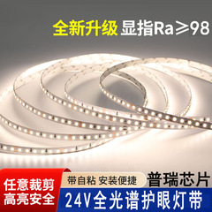 普瑞Ra98保護眼ledランプは自己接着24v全スペクトルledランプの低圧2色吊り下げ線型ランプを持っています。