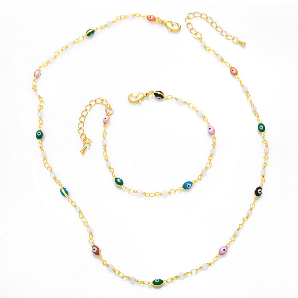 Fashion Eye Copper Plating Womenu0027S Bracelets Necklace 1 Piece