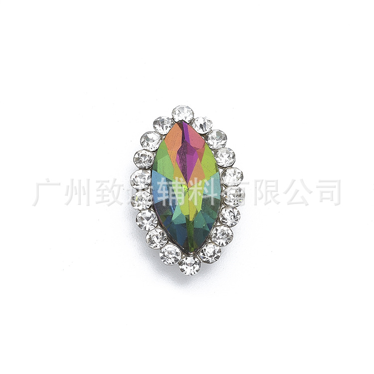 Piedras de imitación cosidas a mano de doble capa con forma de ojo de caballo y girasol de 7x15 mm, de fondo plano, superventas transfronterizas, accesorios de joyería DIY, 500 piezas/paquete image 14