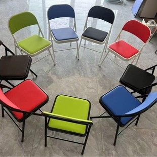 Manufacturer Bridge Chair Home Foldable Chair Training Chair Soft Cushion Computer Chair Backrest Simple Custom Stool