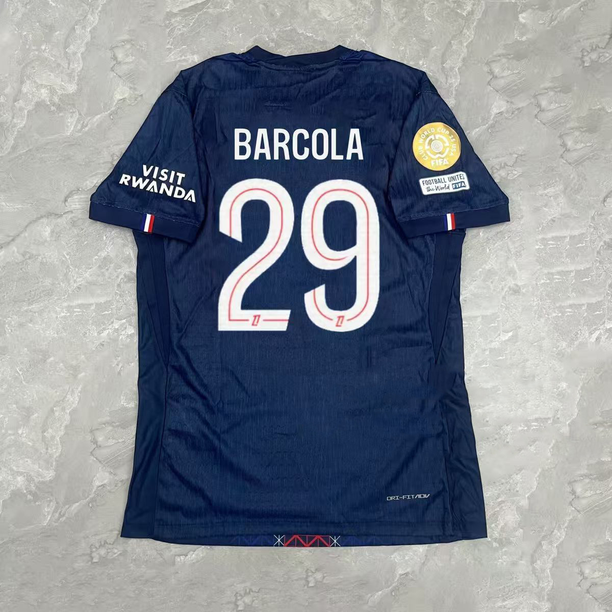 Camiseta de la Copa Mundial de Clubes 2526, Versión Tailandesa, Manga Corta, Versión para Fanáticos, de París, Chelsea, Barcelona, Real Madrid, Miami, Tottenham, Juventus