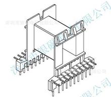 EE5525型骨架 YC-EE-5505 10+10P  卧式L脚 电感线圈骨架厂家