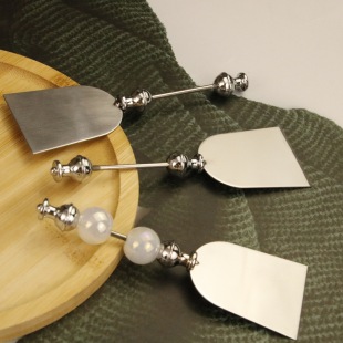 kitchen tableware diy beaded pizza knife beaded wholesale cheese knife cheese knife set cross border cheese small shovel