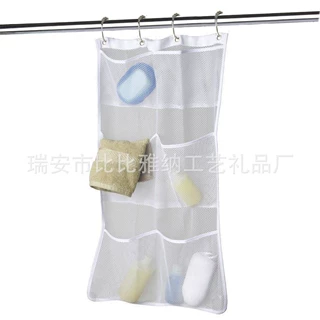跨境 浴室六口收纳袋洗漱用品挂袋  shower organizer