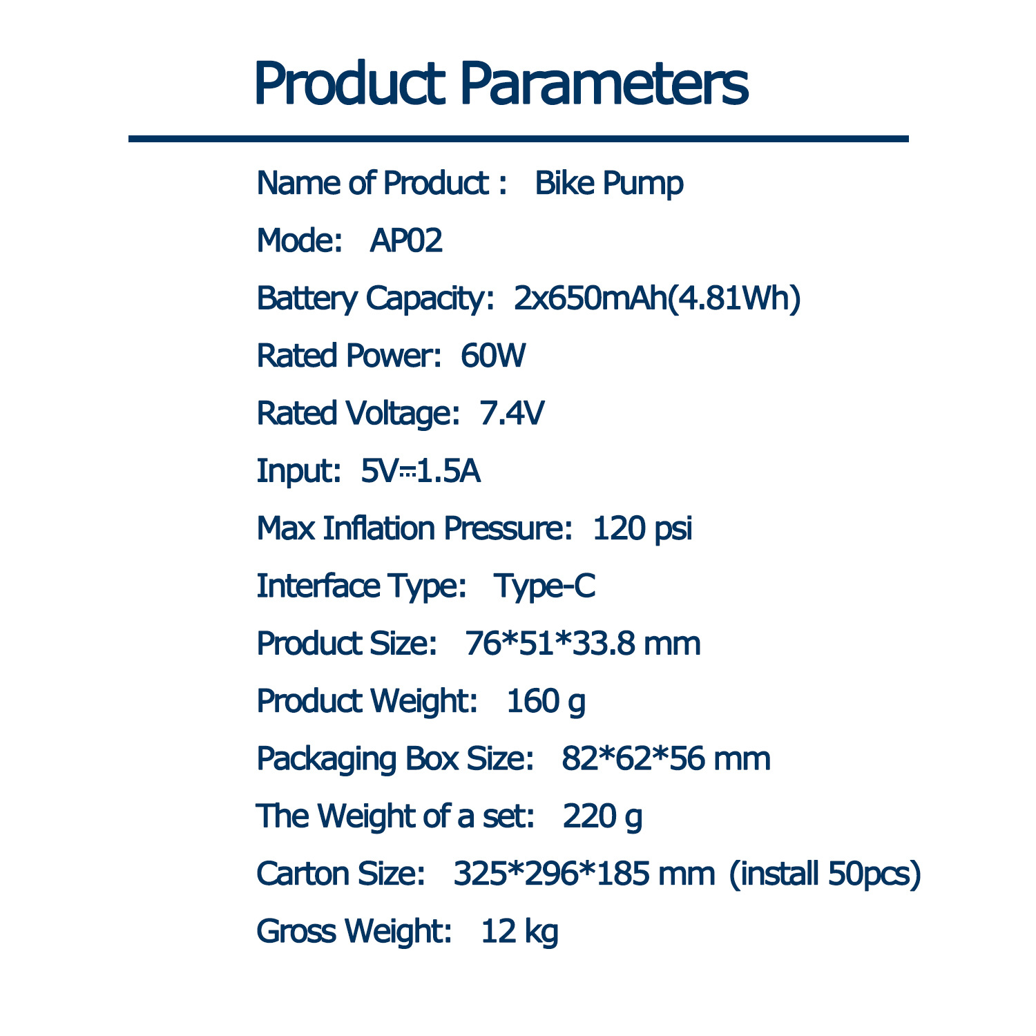 Mini Road Bike Electric Pump Portable Car-Mounted Handheld Smart Air Pump Wireless Electric