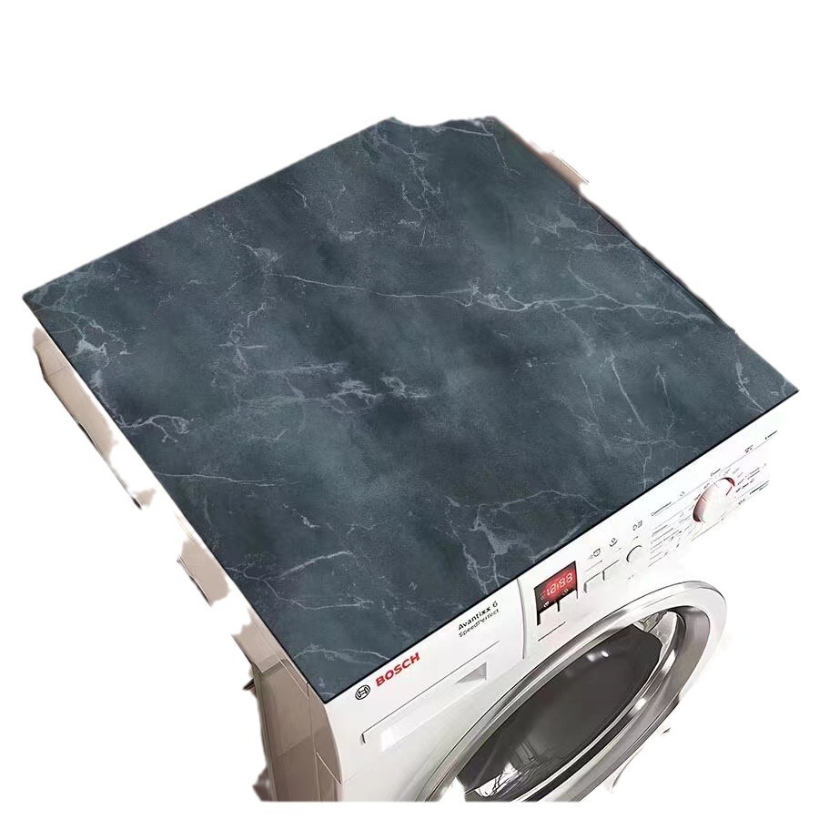 Cojín de lavadora de tambor cubierta de polvo microondas refrigerador techo protector solar tela sin lavado estilo de barro de diatomeas de corte