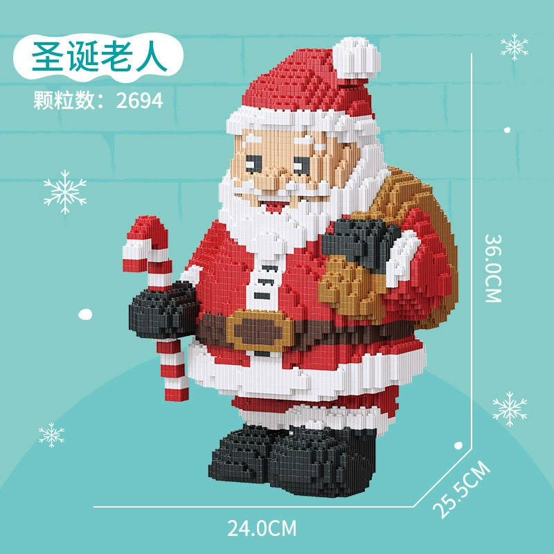 Lego, рождественский конструктор, игрушка, мелкие детали, подарок на день рождения