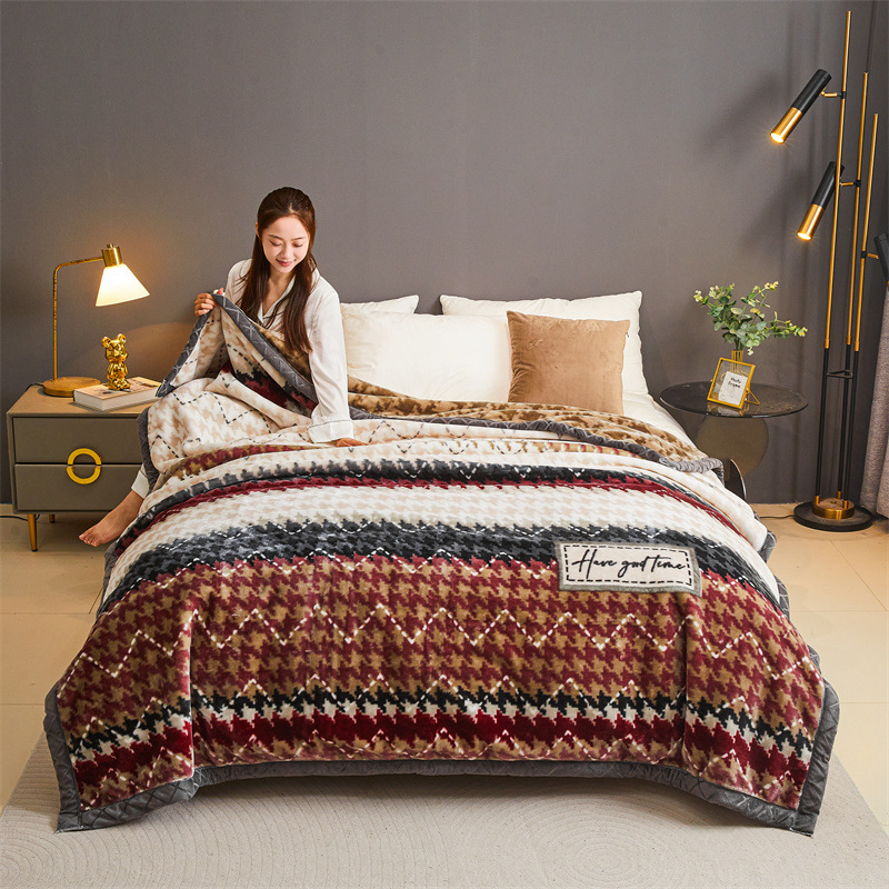 2024 nueva manta raschel gruesa