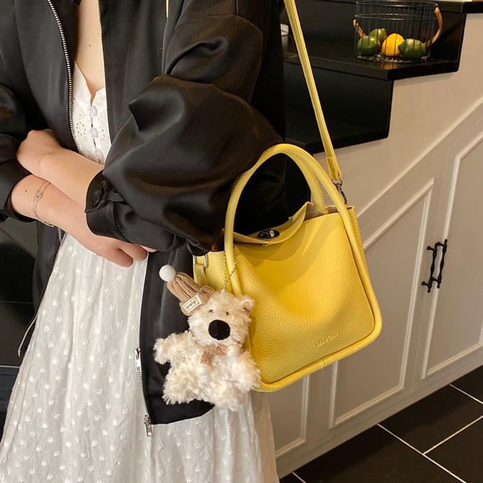 Bolso de cesta de verduras de estilo caliente de comercio exterior para mujer 2025 nuevo bolso de hombro casual simple bolso de cubo de aire occidental salvaje