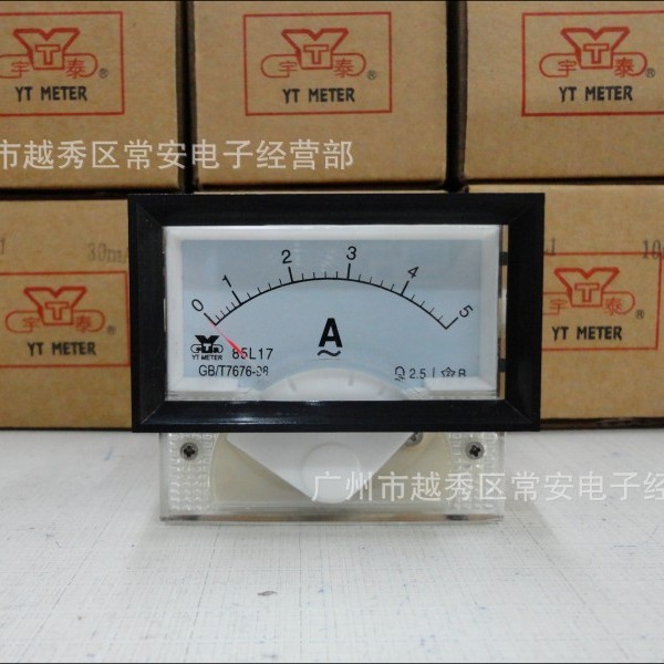 上海宇泰 指针式交流电流表 85L17-A 40*70