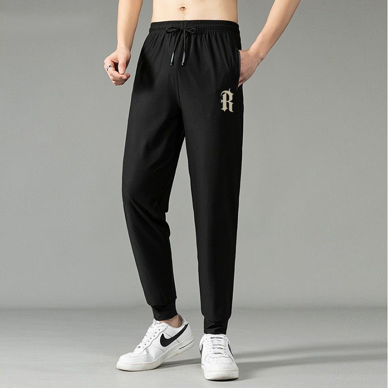 Pantalones Deportivos Jogger para Hombre de Poliéster Microelástico para Deportes