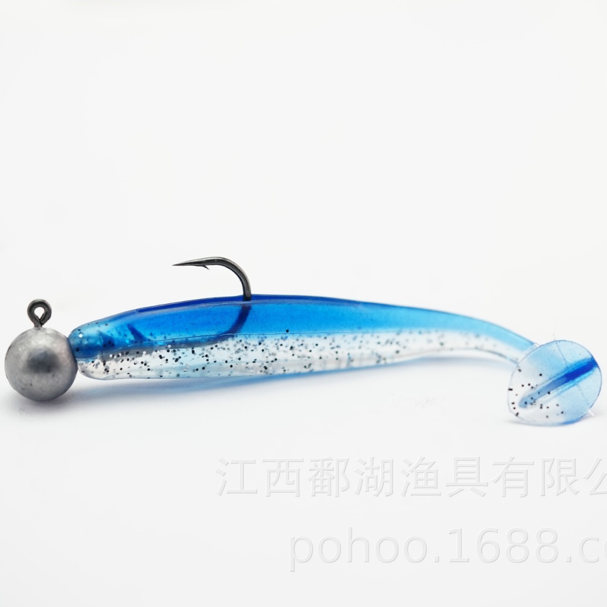 Boutique Lake gancho de plomo Luya insecto suave versión mejorada gancho de pescado de fondo anti-Colgante bajo abalorios cebo suave gancho de manivela de pescado