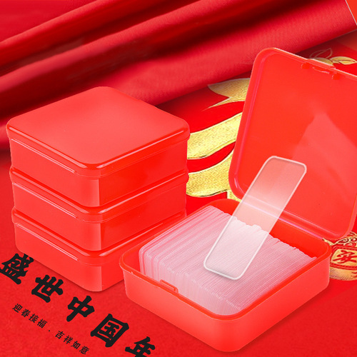 Transparent double-sided adhesive tape for Chinese couplets, double-sided sticker with auspicious characters, window decorations, wedding car posters, invisible double-sided tape, convenient sticky notes