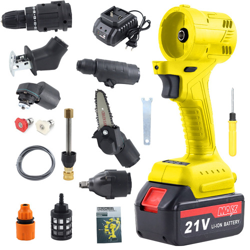 Cross-border new rechargeable lithium battery multi-purpose battery lithium battery multi-function battery lithium battery power tool set