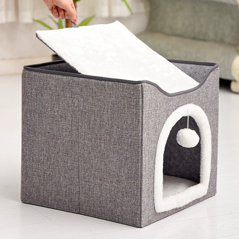 Square double-layer universal detachable house four seasons, pet