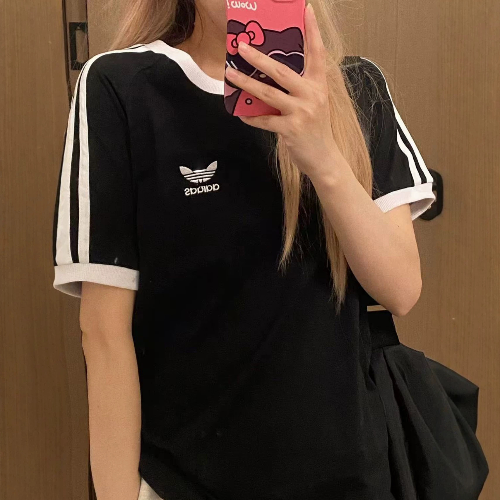 Cross-Border Clover Classic Embroidered Logo Round Neck Half-Sleeve Top for Men and Women, Summer Sports Short-Sleeve T-Shirt Cross-Border Clover Classic Embroidered Logo Round Neck Half-Sleeve Top for Men and Women, Summer Sports Short-Sleeve T-Shirt