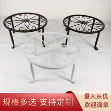 铁艺小花架单层桌面简约落地式花盆架花架子阳台客厅绿萝盆栽花几