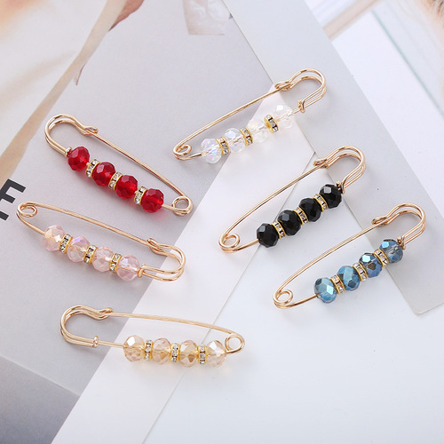 Trousers waist pin, waist size change, small brooch, women's fixed clothing overalls, skirt waist, anti-exposure trousers pin buckle