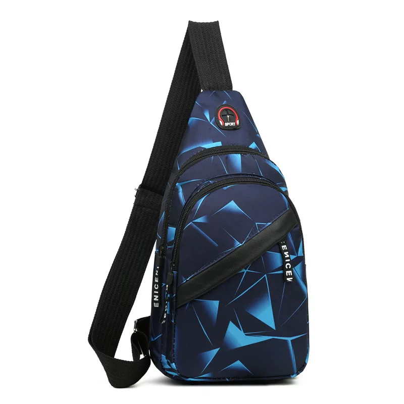 Мужская сумка через плечо для отдыха, водоотталкивающий тренд Crossbody сумка, спортивная сумка, универсальная маленькая сумка, сумка через одно плечо, европейский стиль