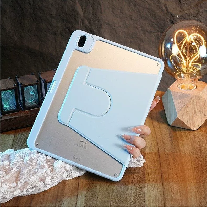 Подходит для Apple iPad 5-го/6-го поколения защитный чехол 720° вращение iPad10.2 кожаный чехол iPad10 с отсеком для стилуса