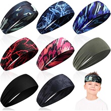Q 13765 Camouflage Youth Sweatband �Բ��˶����� �羳ŷ��