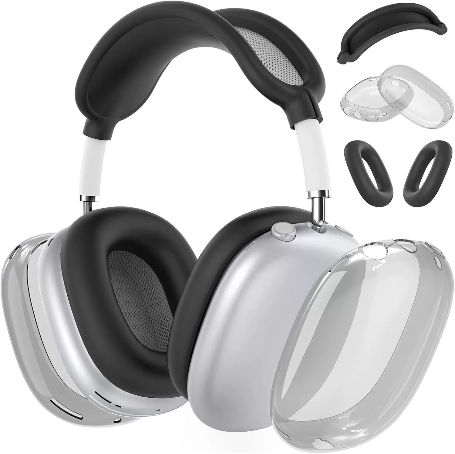 Защитная чехол (для Apple AirPods Max) из силикона и TPU для оголовий и оголовья, наборы разных цветов