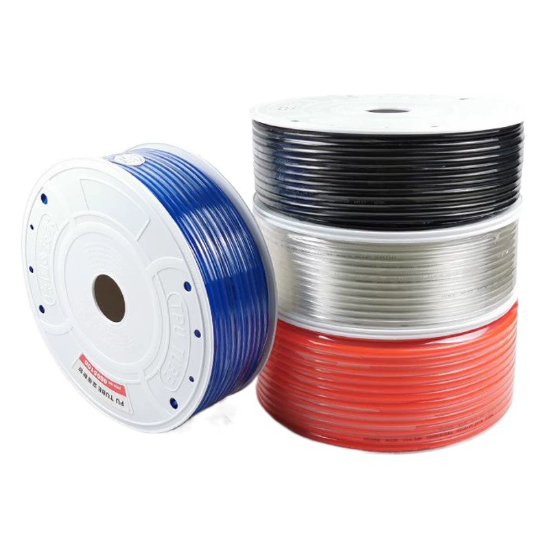 Пневматическая воздушная труба PU 8*5 шланг воздушного компрессора 8 мм прозрачный 4*2,5/6*4/10*6,5/12*8/16*12 синий