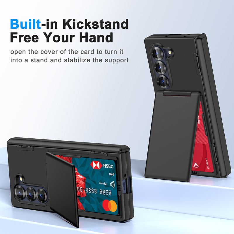 サムスン ZFold 30% off スタックカードホルダー携帯電話ケース ZFold6 肌の感触の携帯電話保護カバーに適した国境を越えた新製品|undefined