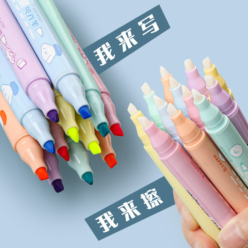 Erasable fluorescence high quality marker for students
