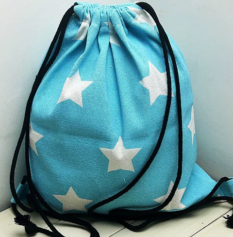Drawstring Sports Backpack - Spacious Travel Bag for Basketball/Football, Worn on Shoulder