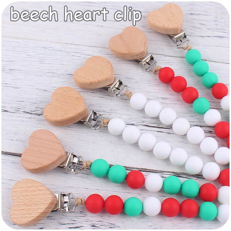 Halloween serie chupete cadena dibujos animados amor haya chupete clip calmante bebé mordedura de silicona cadena anti-gota molar