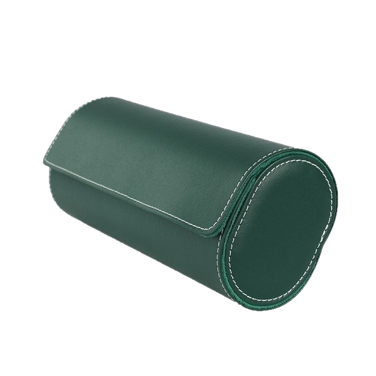 Caja de reloj de almacenamiento verde agua fantasma reloj mecánico protección a prueba de polvo reloj famoso reloj de cuero bolsa 1 2 3-asiento portátil de viaje