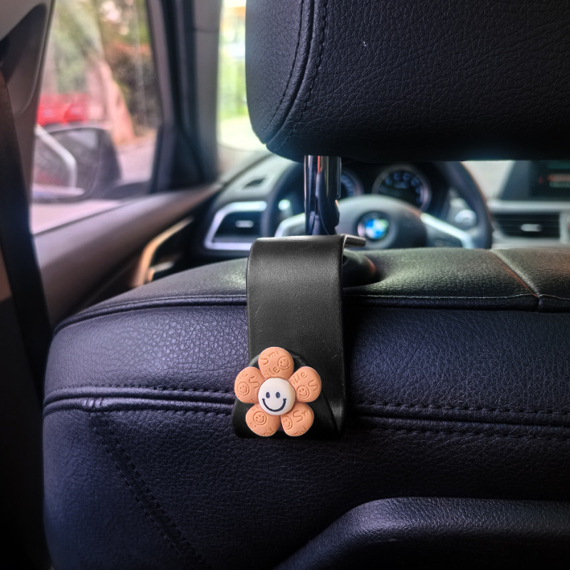 Gancho trasero del automóvil Gancho del respaldo del asiento Gancho multifuncional del automóvil del automóvil Gancho pequeño del automóvil Gancho del asiento de dibujos animados