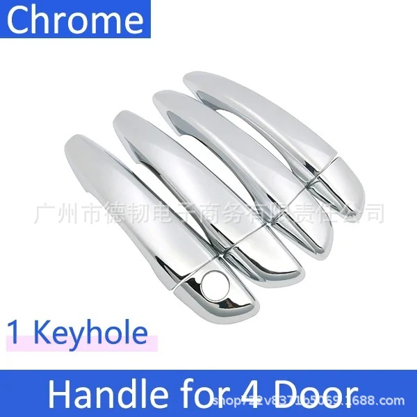 Suitable for 14-23 Citroen Citroen C4 Chrome Silver Handle Sticker Picasso Door Handle Decoration