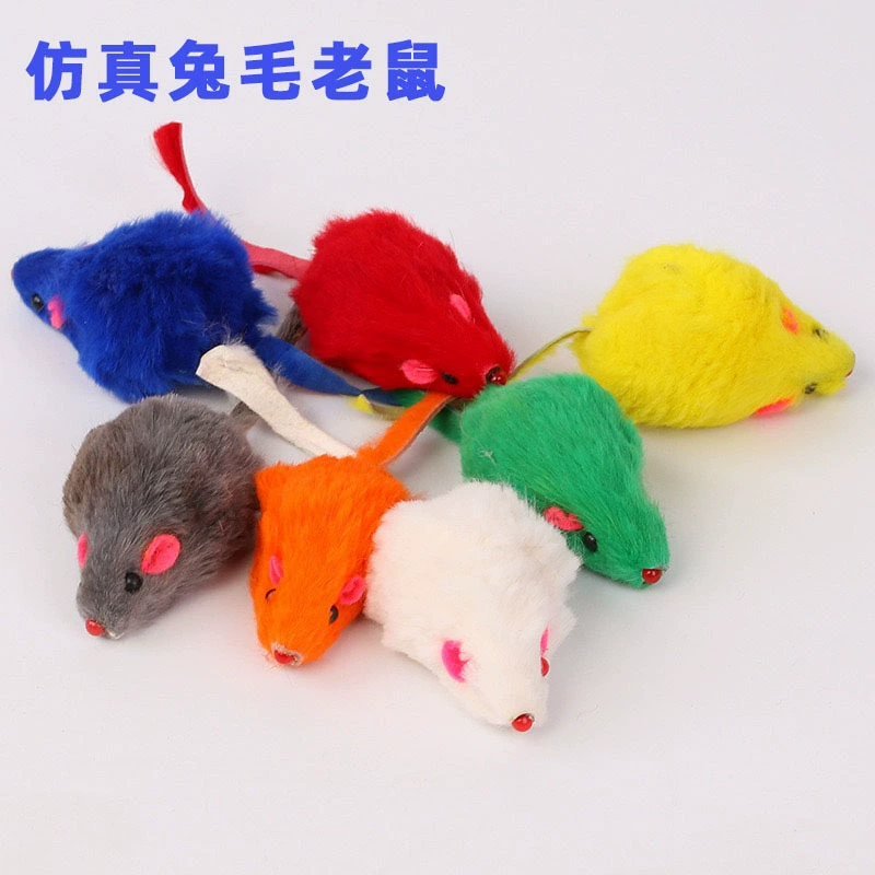 Волосы кролика, крысы, товары для животных, цветная мышь, кошка, игрушка, смешная кошка, артефакт, спот от привет, игрушка, мышь, кошка